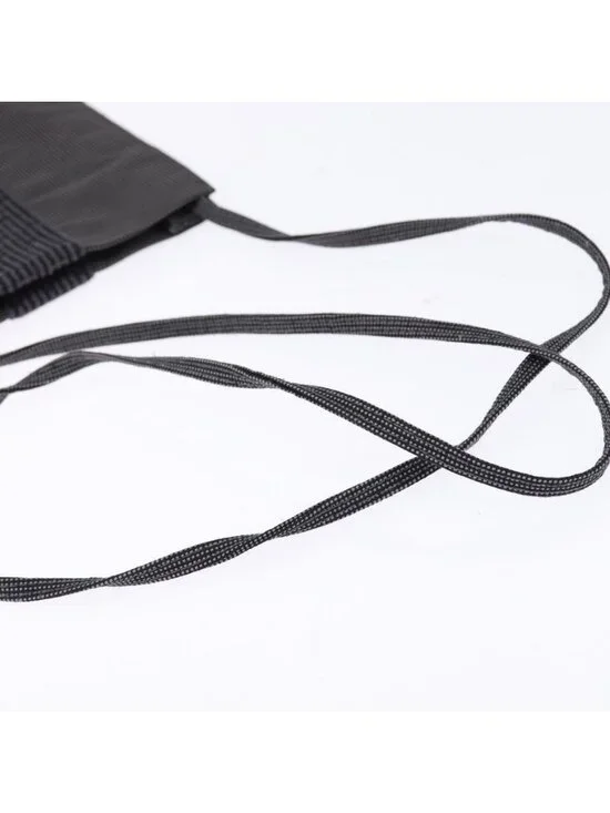 Authentic HERMES Pochette Her Line MM Shoulder Bag Canvas Gray - Picture 14 of 16